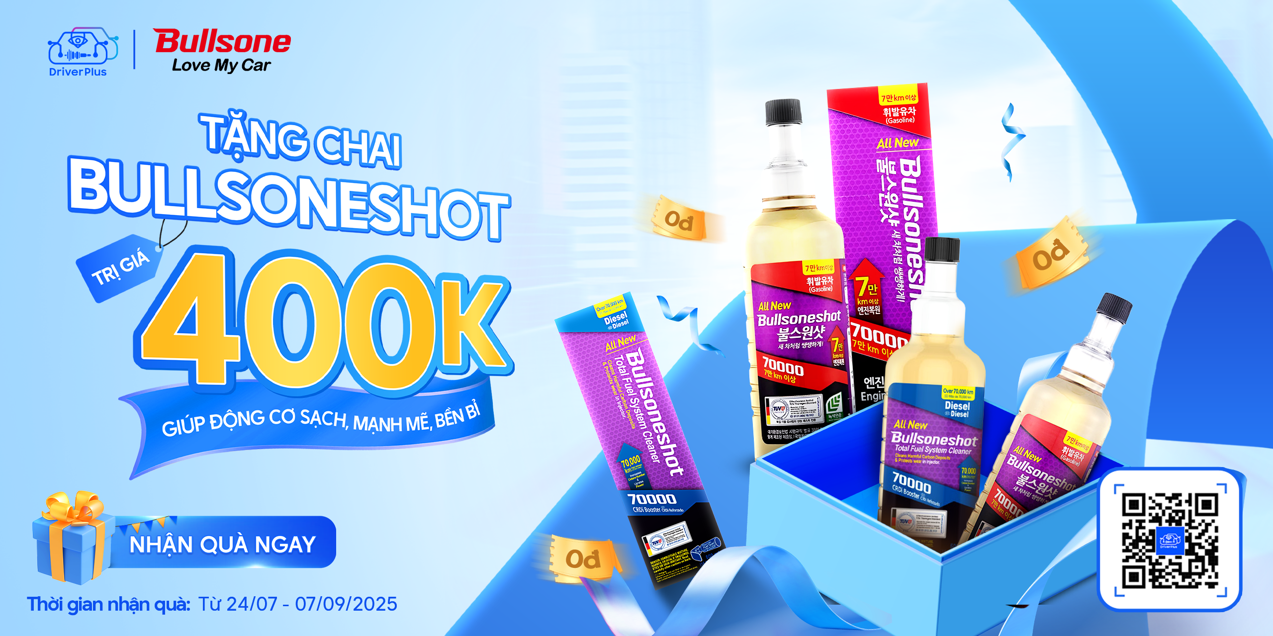 CarDoctor hợp tác cùng Bullsone triển khai chương trình tặng sản phẩm chăm sóc động cơ xe hơi