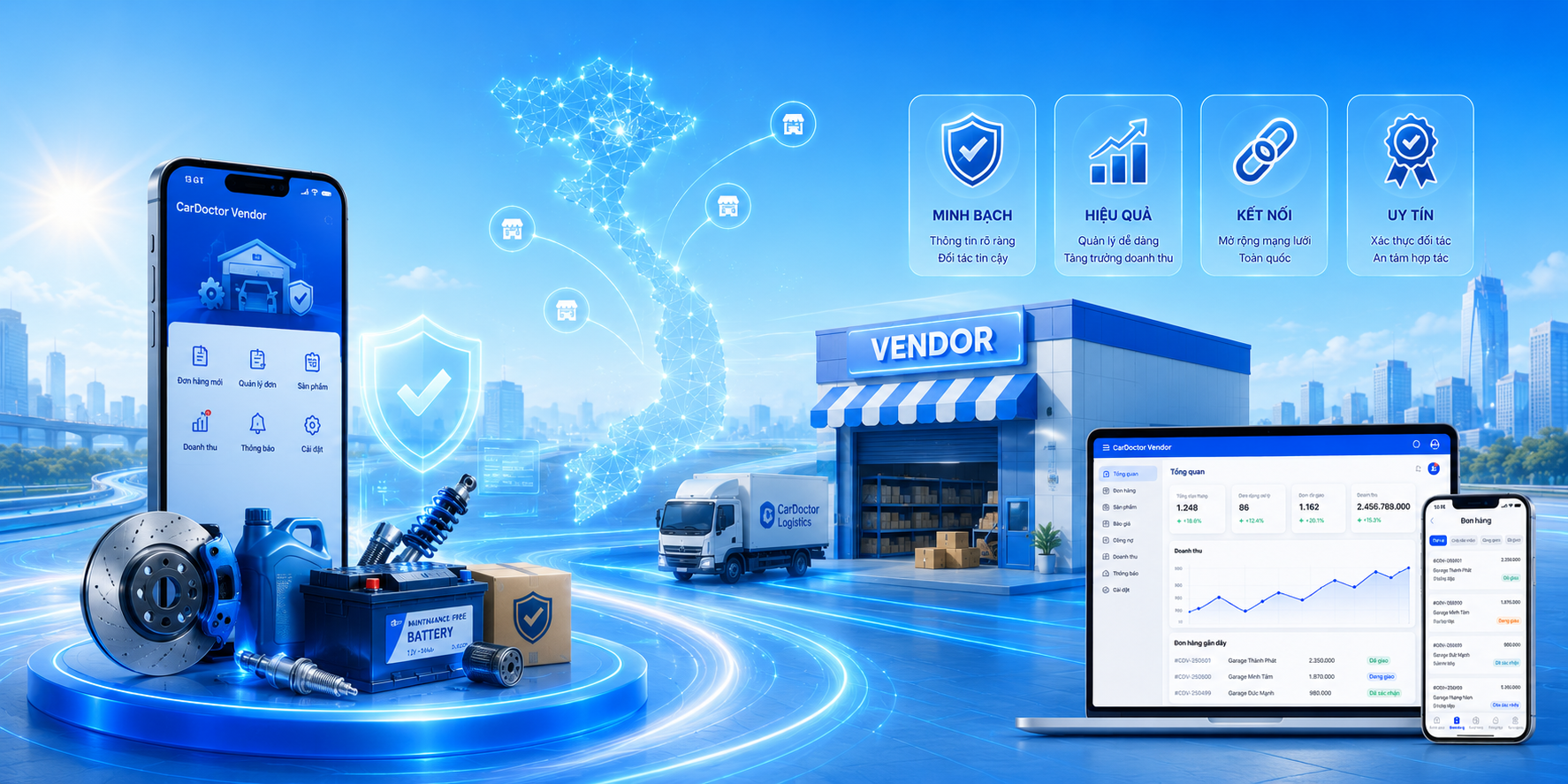 A Transparent Marketplace for Automotive Spare Parts Suppliers in Vietnam