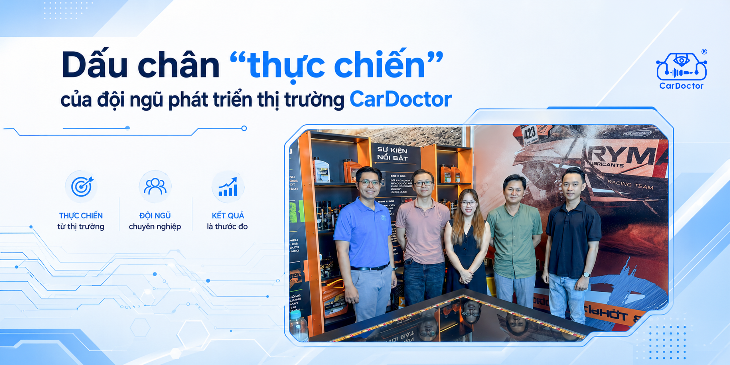 The “Hands-on” footprints of CarDoctor’s Market development team