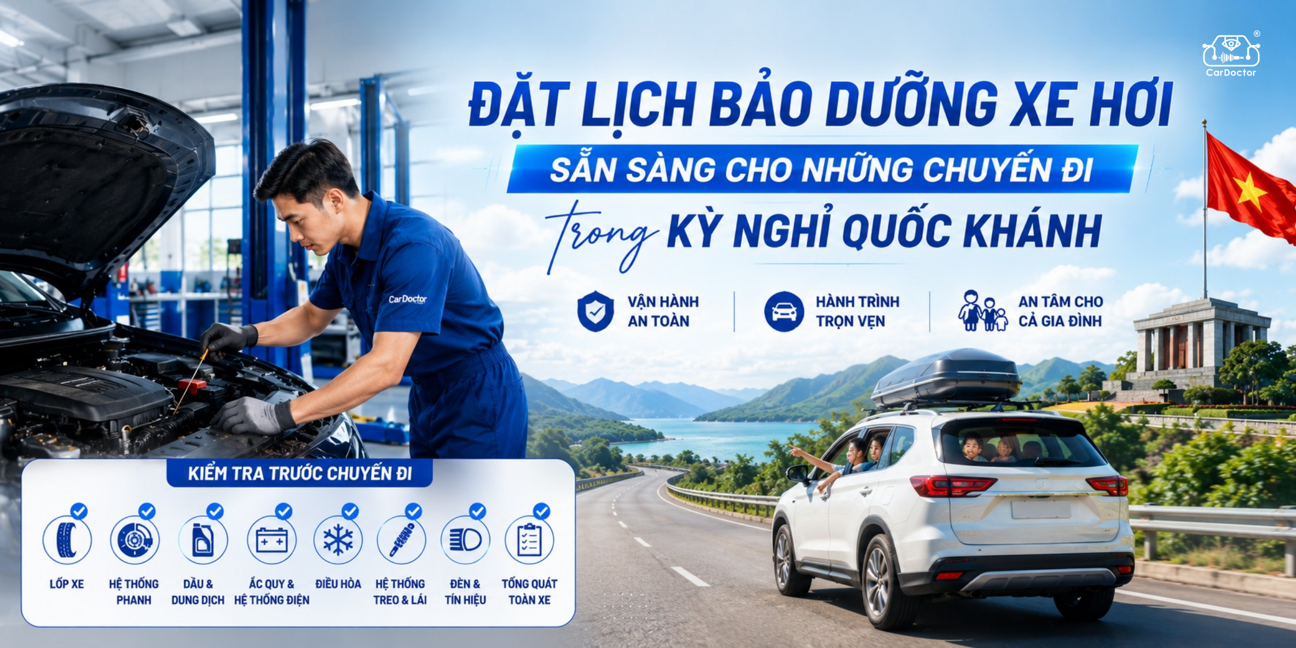 Book a Car Maintenance Appointment: Get Ready for Your National Day Holiday Trips