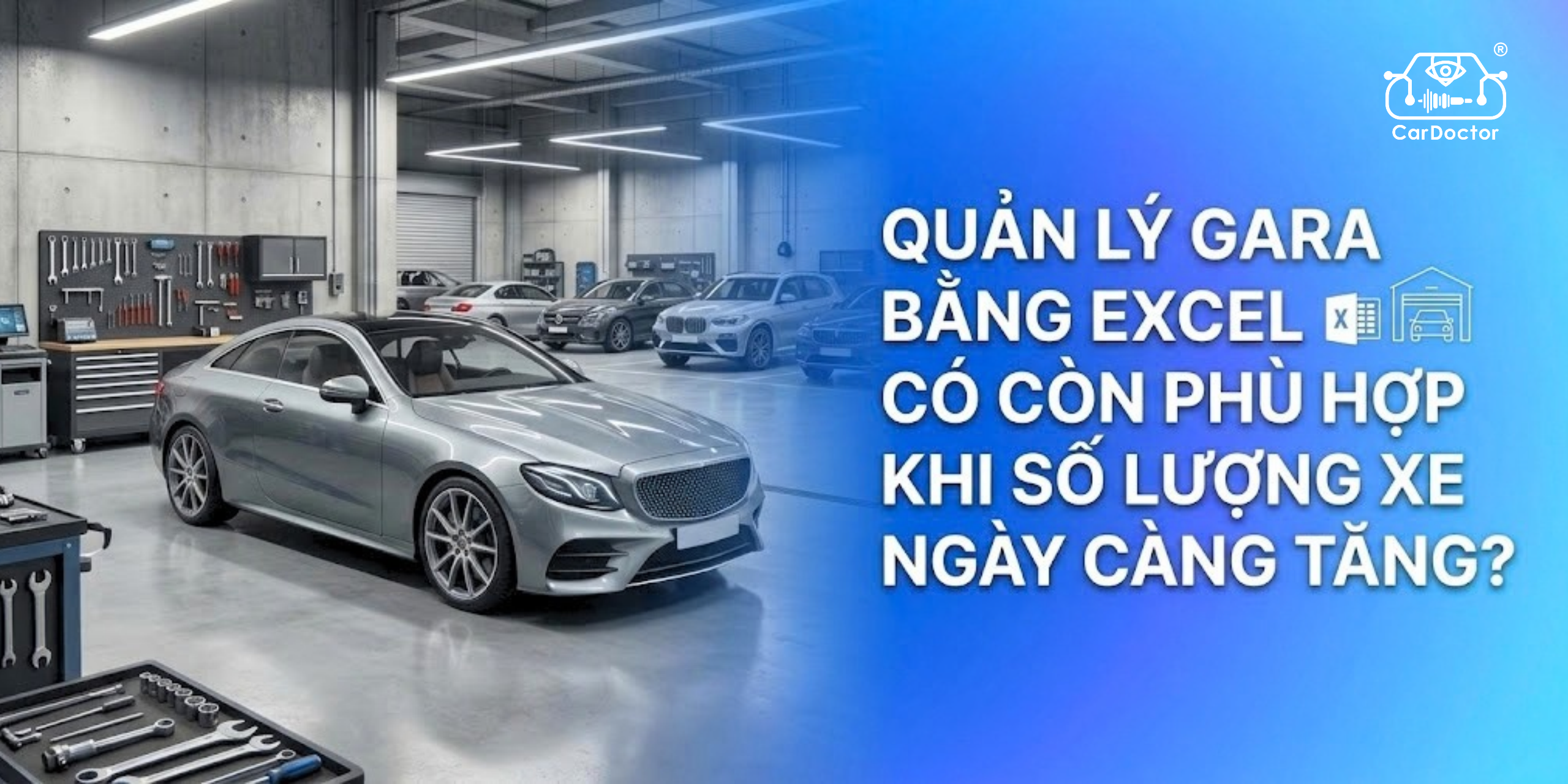 IS MANAGING A GARAGE WITH EXCEL STILL SUITABLE AS VEHICLE VOLUMES INCREASE?